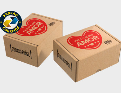 Embalagem para Correios/Ecommerce 03 Papelão 340g 16,5x13x8cm - 4x0 - 50 unid