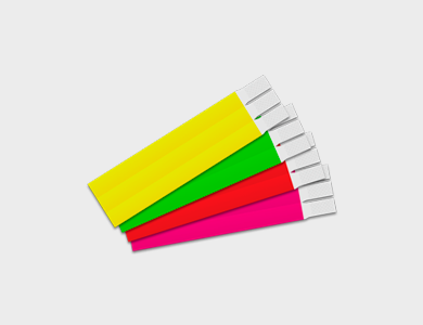 Pulseira de Identificação Tyvek Sem Impressão - Sem Impressão - 500 unid